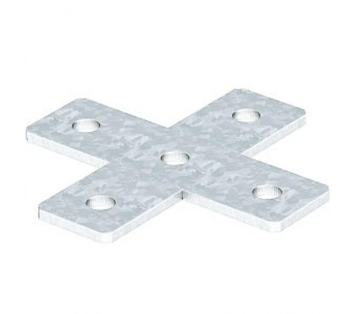 Соединительная пластина X-образная 150x150x40x5 (GMS 5 VP X FT)  1124657  OBO Bettermann