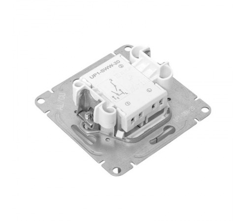 Механизм выключателя, двухклавишный, алюминий Эпика EKF  UP1-SWA-20  EKF