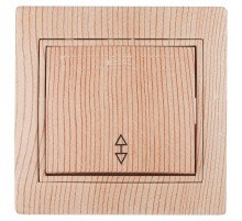 1-103-11 Intro Переключатель, 10А-250В, IP20, СУ, Plano, сосна  Б0030041  Intro