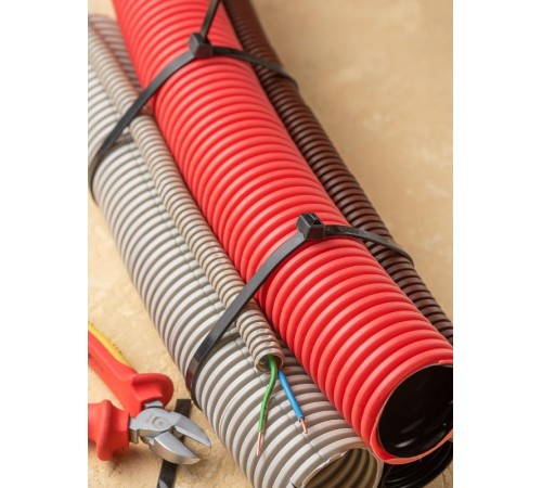 Хомут нейлоновый ЧЕРНЫЙ 8,2х500 (уп./100шт) EKF PROxima  plc-cb-8.2x500  EKF