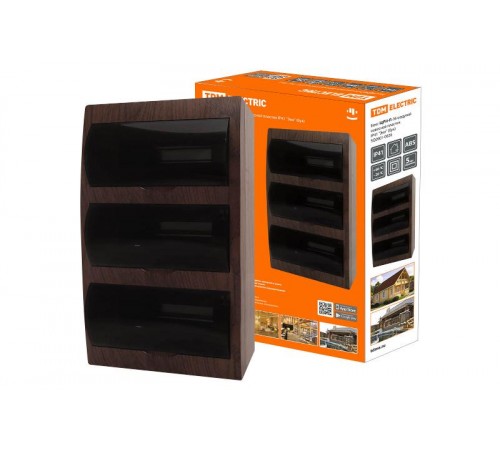 Бокс пластиковый навесной ЩРН-П-36 модулей IP41 "Эко" (бук)  SQ0901-0026  TDM