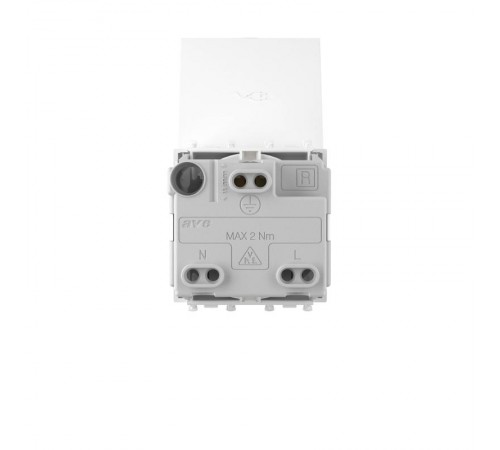 Розетка 2P+E, с з/ш, "Avanti" IP41, белая  4400012  DKC