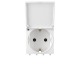 Розетка 2P+E, с з/ш, "Avanti" IP41, белая  4400012  DKC