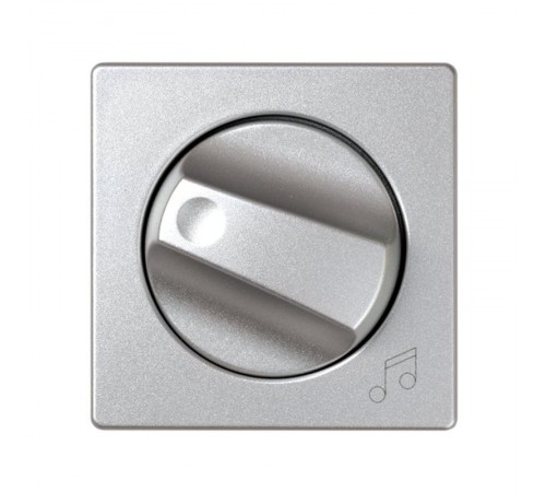 Simon 82 Накладка на регулятор громкости звука и аудиорозетки, S82 Detail алюминий  82055-93  Simon