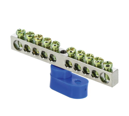 Шина "N" 63.10 (1-н изолятор стойка) никель EKF PROxima  sn1-63-10-1  EKF