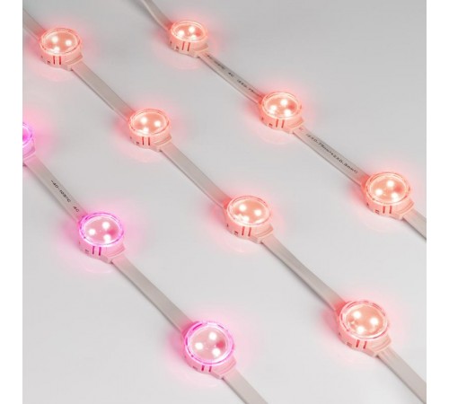 Модуль управляемый SOLEX-SPI-3535-3-12V RGB 120deg (D30x16mm, 0.75W, IP67)  029240  Arlight