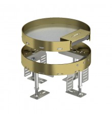 Кассетная рамка RKS2 ном.размер R4 D 215 мм (латунь) (RKS2 R4 M25)  7409254  OBO Bettermann