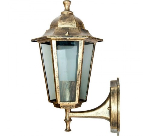 Светильник садово-парковый 6101 60W 230V E27 170*200*320мм черное золото  11125  FERON