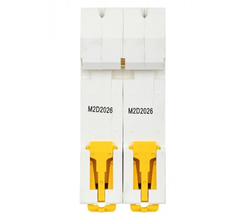 Выключатель автоматический двухполюсный M06N 2P D 20А 6кА ARMAT  AR-M06N-2-D020  IEK