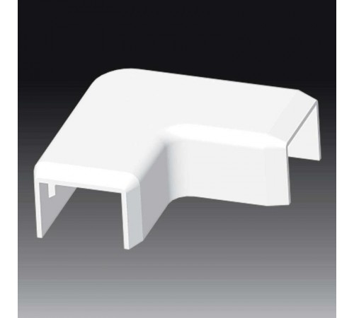 Поворот на 90 гр. LV 18X13 8733 (HB) (Цвет Белый)  8733_HB  Kopos