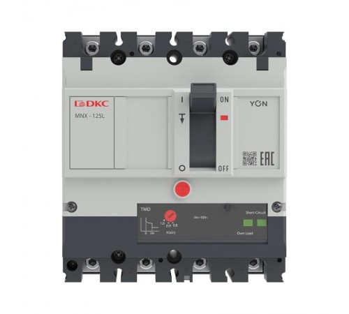 Авт. выкл. YON pro MNX125L 3N 25A 70kA при AC415V расц. TMD  MNX125L3NTMD0025  DKC