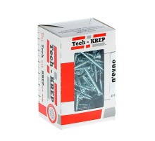 Саморезы универсальные 30х3,0 мм (200 шт) оцинкованные - коробка с окном ( 0,192 кг)  102164  Tech-KREP