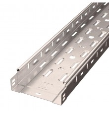 Лоток перфорированный Стандарт INOX (AISI 409) 150х50х3000 (0,7 мм) (12 м/уп)  PR16.2414  Промрукав