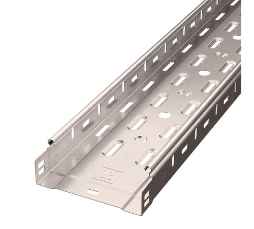 Лоток перфорированный Стандарт INOX (AISI 409) 150х50х3000 (0,7 мм) (12 м/уп)  PR16.2414  Промрукав