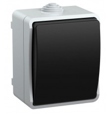 Форс Выключатель 1-клавишный проходной О/У IP54 ВС20-1-0-ФСр  EVS10-K03-10-54-DC  IEK