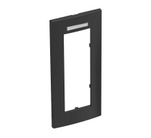 Рамка тройная Modul45 (с полем д/маркировки.,вертик.,84x185 мм,черный) (AR45-BSF3 SWGR)  6119388  OBO Bettermann