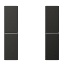 комплект накладок 2гр антрацит  AL2502TSAAN  Jung