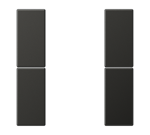 комплект накладок 2гр антрацит  AL2502TSAAN  Jung