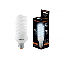 Лампа энергосберегающая КЛЛ-FS-30 Вт-4000 К-Е27 (60х161 мм)  SQ0323-0020  TDM
