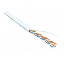 Кабель витая пара UUTP4-C5E-S24-IN-LSZH-WH-305(305м)неэкр.U/UTP,кат.5e,4п.(24AWG),одн.(solid),LSZH,нг(С)-HF,-20°C- +75°C,белый  257784  Hyperline