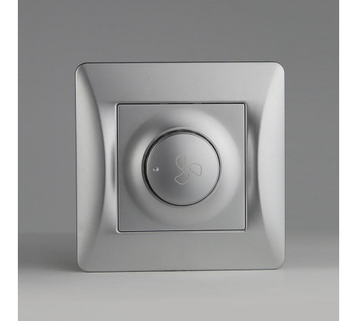 Регулятор скорости вентилятора поворотный, 220-250V, 300VA (серебристый)  201173  SPL