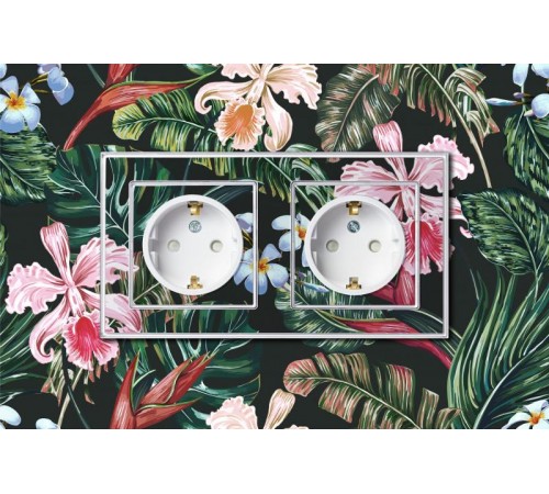 AtlasDesign Art Белый Розетка с заземлением со шторками, 16А, механизм  ATN200145  SE