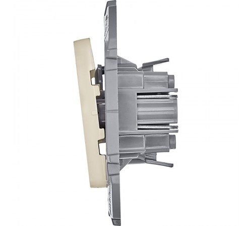 Inspiria Слоновая кость Переключатель без фиксации (кнопка) с Н.О./Н.З. контактом 6 A С/У без рамки  673691  Legrand