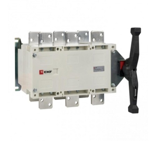 Рубильник-переключатель 1000A 3P c рукояткой управления для прямой установки PowerSwitch  pscs-1000-3  EKF