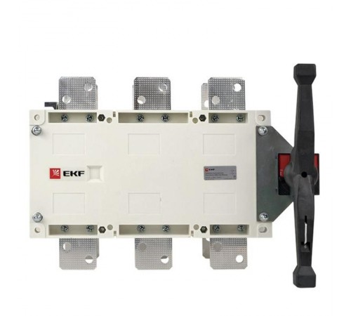 Рубильник-переключатель 1000A 3P c рукояткой управления для прямой установки PowerSwitch  pscs-1000-3  EKF