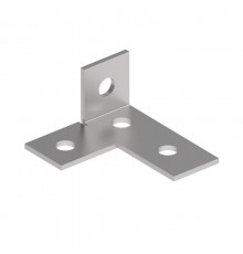 Пластина Т-образная 90° правая 4 отверстия  PR08.33146  Промрукав