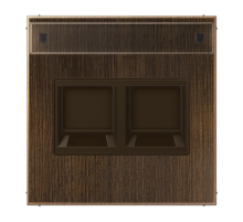 Плата (фиксация защёлкиванием) для одного модуля с полем для надписи; металл; латунь Antik ME1969-25NAWEAT Jung