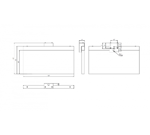 Указатель аварийный светодиодный BS-FIRMUS-71-S1-INEXI2 3Вт 1ч  IP40 постоянный накладной/подвесной  a18967 Белый свет