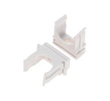 Крепеж-клипса для труб 20мм, белая (100 шт/уп)  28-0120-6  REXANT