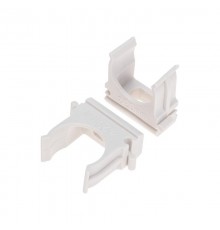 Крепеж-клипса для труб 20мм, белая (100 шт/уп)  28-0120-6  REXANT