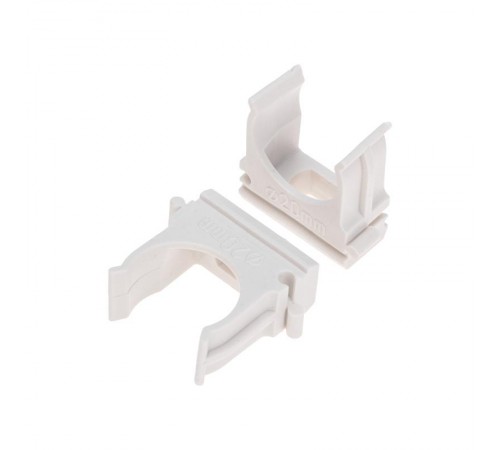 Крепеж-клипса для труб 20мм, белая (100 шт/уп)  28-0120-6  REXANT