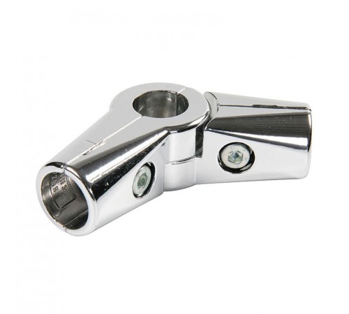 Соединитель 3-х труб угловой регулируемый, хром (1 шт) - пакет   127451  Tech-KREP