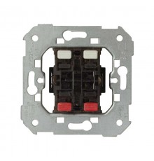 Simon 75 Механизм Выключатель кнопочный 2-кл (2 входа + 2 выхода), 10А 250В, S82, S82N, S88, S82 Detail  75396-39  Simon