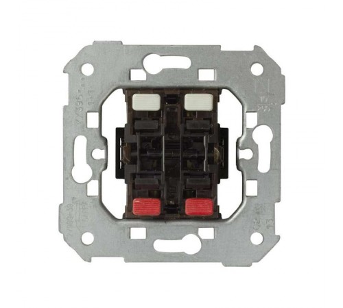 Simon 75 Механизм Выключатель кнопочный 2-кл (2 входа + 2 выхода), 10А 250В, S82, S82N, S88, S82 Detail  75396-39  Simon