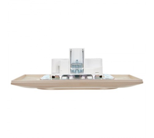 SKANDY Розетка 2-местная без з/к с з/ш 10А сб. SK-R09Sa песочный  SK-R23-10-K98-F  IEK