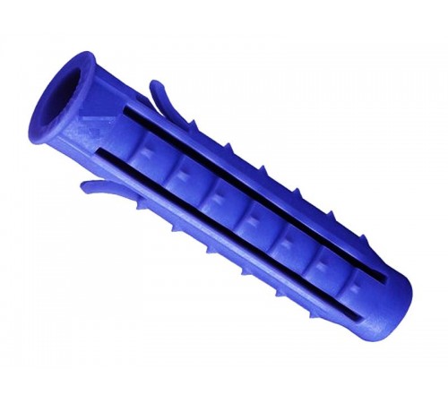 Дюбель распорный Чапай 8х40 шипы+усы (синие) (500 шт) - пакет накл. ( 0,66 кг)  111148  Tech-KREP