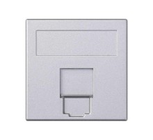 Simon CIMA 500 Адаптер для 1 шт RJ-45 CJ545.., CJ645.., CJ6A45F, шторка, 50х50мм, 500CIMA, алюминий  50000085-033  Simon