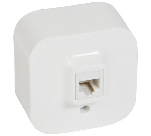 Quteo Белый Розетка RJ11  782214  Legrand