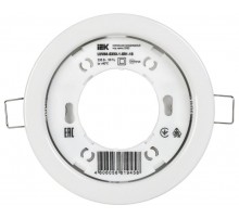 Светильник встраиваемый под лампу GX53 белый (10шт/упак)  LUVB0-GX53-1-K01-10  IEK