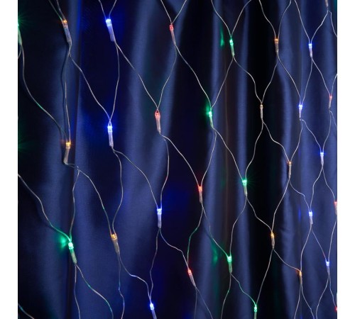 Гирлянда - сеть  CL30  240 диодов  мульти, 2х2м + 1.5м прозрачный шнур, IP20  32359  FERON