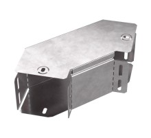 Угол горизонтальный 90 градусов с крышкой Стандарт 100х100  PR16.0413  Промрукав