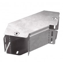 Угол горизонтальный 90 градусов с крышкой Стандарт 100х100  PR16.0413  Промрукав