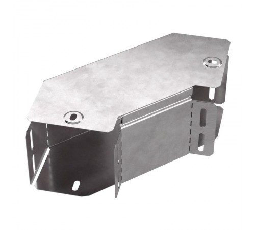 Угол горизонтальный 90 градусов с крышкой Стандарт 100х100  PR16.0413  Промрукав