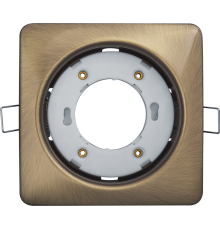 Светильник встраиваемый под лампу GX53 NGX 93 025 NGX-S2-007-GX53 (Квадрат черненая бронза)  93025  Navigator