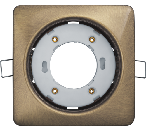 Светильник встраиваемый под лампу GX53 NGX 93 025 NGX-S2-007-GX53 (Квадрат черненая бронза)  93025  Navigator