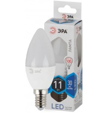 Лампа светодиодная LED 11Вт Е14 4000К СТАНДАРТ smd B35-11w-840-E14  Б0032982  ЭРА